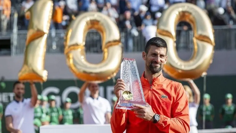 Djokovic hizo historia al alcanzar los 100 títulos