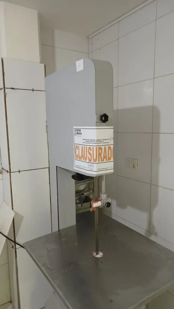 "Había una serie de irregularidades, en algunos casos se clausuró y en otros se labró el acta pertinente para la infracción y multa respectiva"