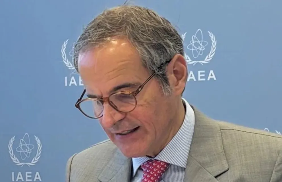 Rafael Grossi, director general del Organismo Internacional de Energía Atómica (OIEA), en la mira de los iraníes. Fotografía @rafaelmgrossi.