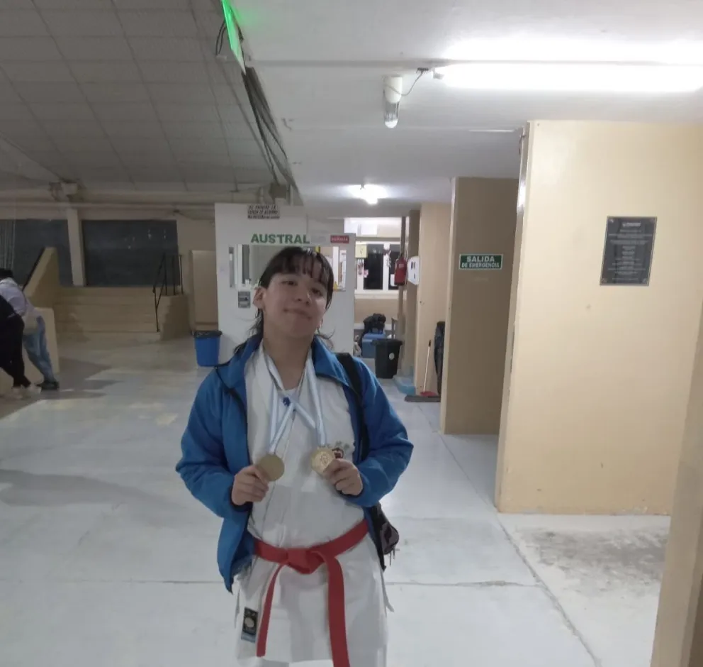La comodorense Zamira Carrizo representará al Chubut en Karate en el Nacional de los Juegos Evita en octubre