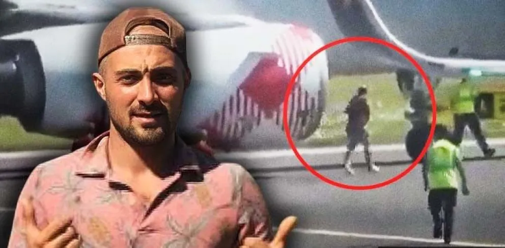 El hombre que murió en el motor de un avión: investigan si fue suicidio