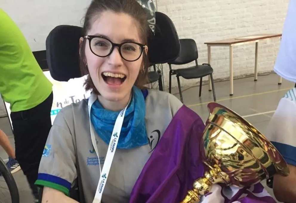 La comodorense es la mejor jugadora de bochas adaptadas de la provincia.