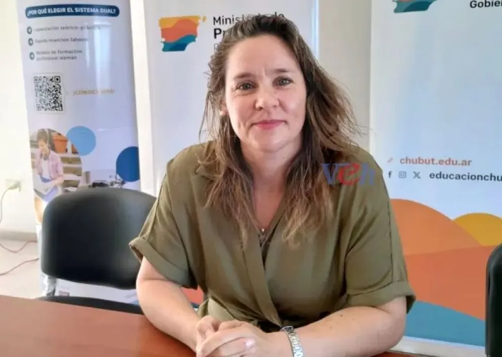 La ministro de Producción del Chubut, Laura Mirantes.