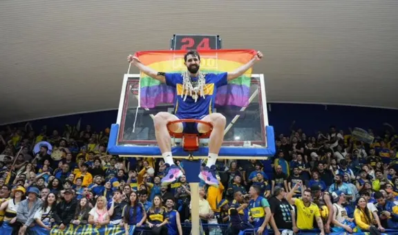 Sebastián Vega, bicampeón en Boca y con la bandera LGBT