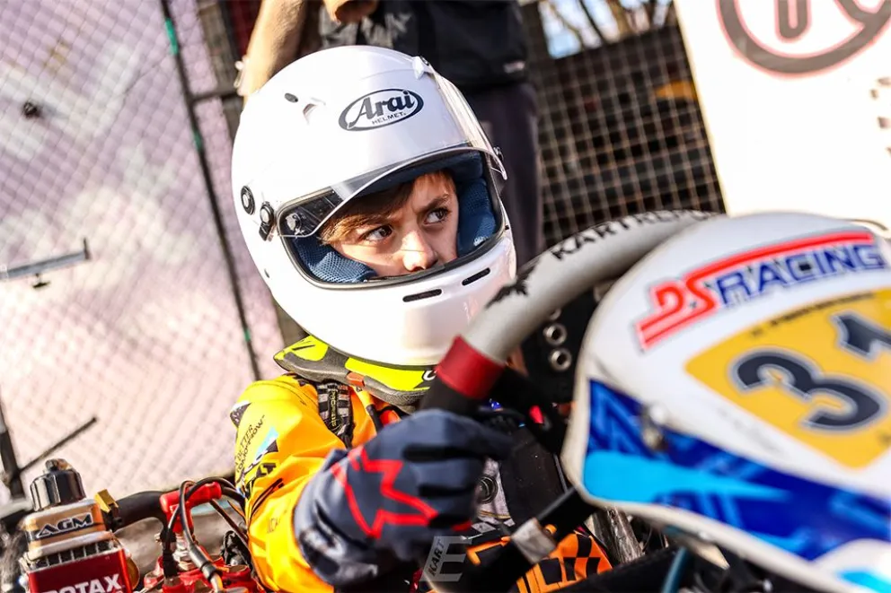 Juan Martín Fernández suma experiencia en el karting nacional