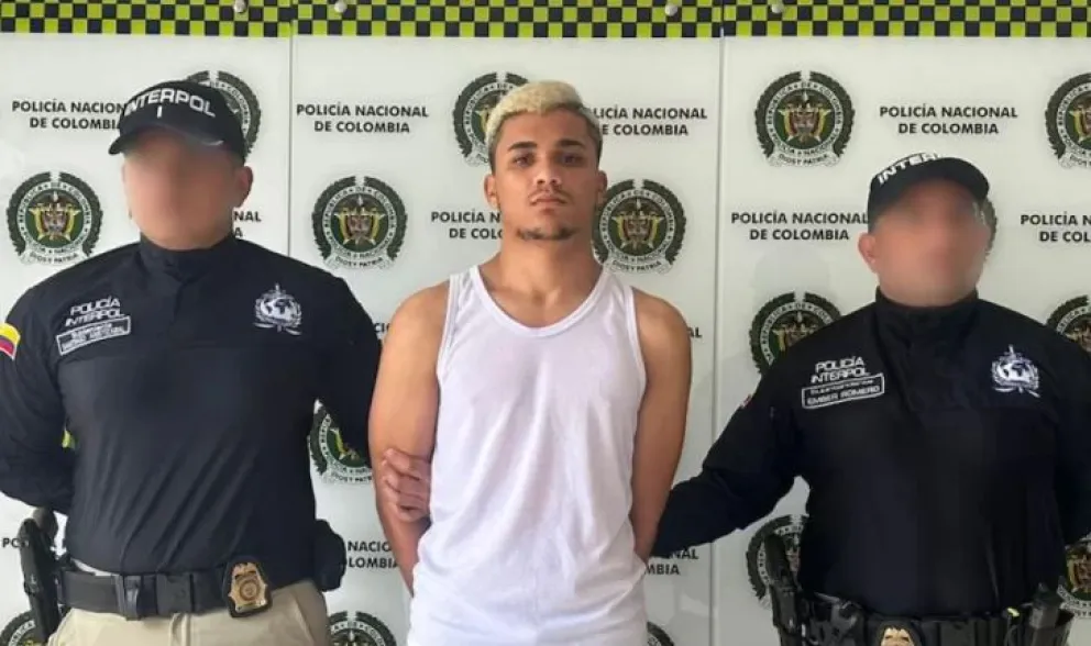 La captura se realizó en la ciudad colombiana de Barrancabermeja.