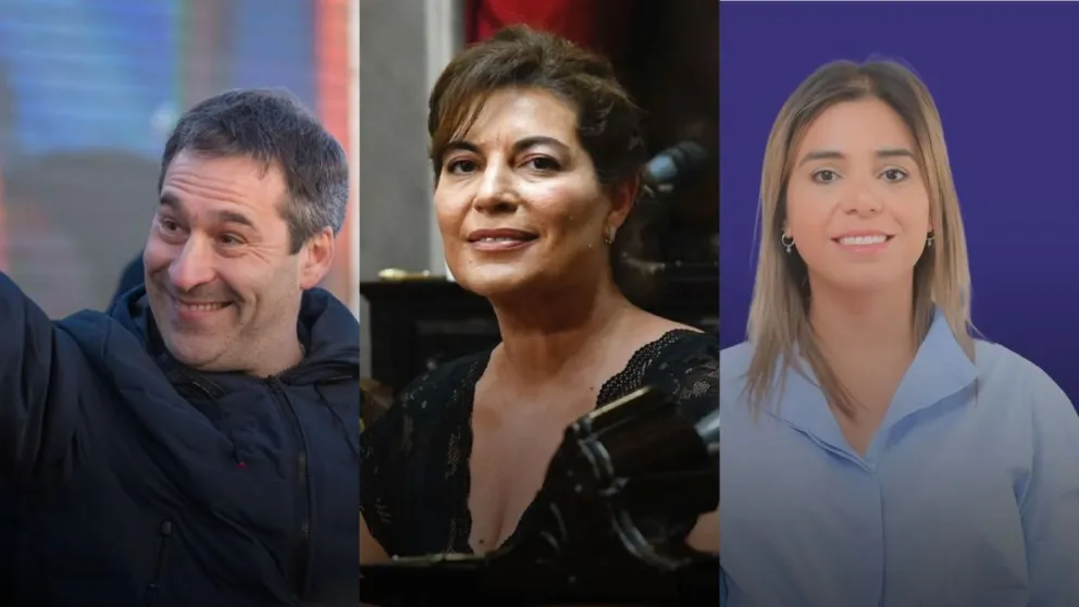  Juan Pablo Luque, Ana Clara Romero y Maira Frías