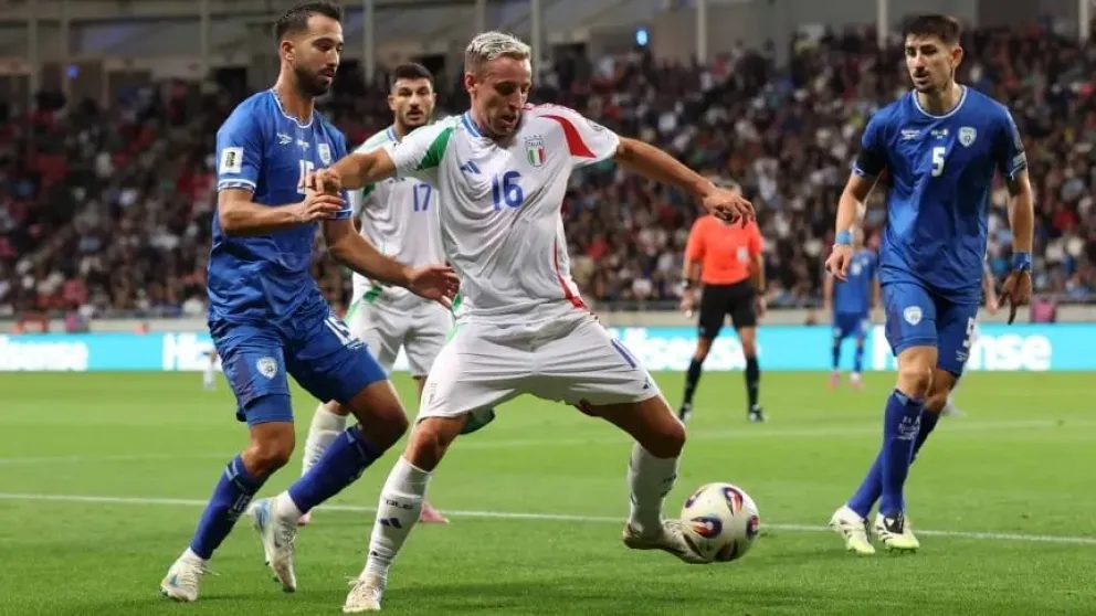 Italia le ganó a Israel en un muy buen partido. (Claudio Villa - FIGC/FIGC via Getty Images).