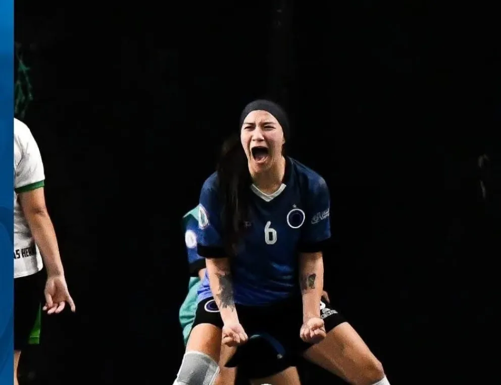El grito de Ariana Díaz que convirtió el gol de la victoria. (CAFS).