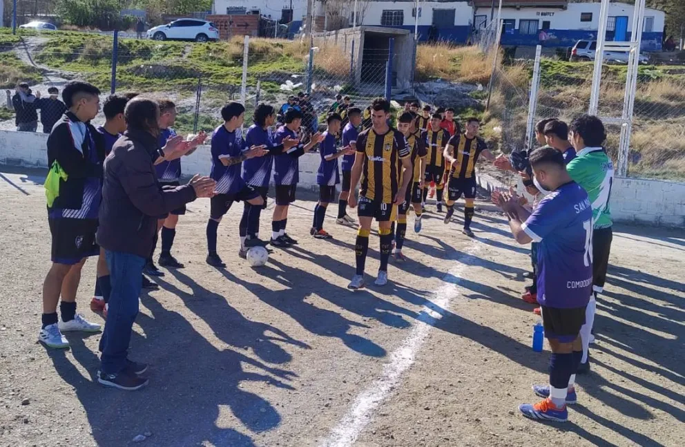 El campeón fue muy bien recibido por San Martín.