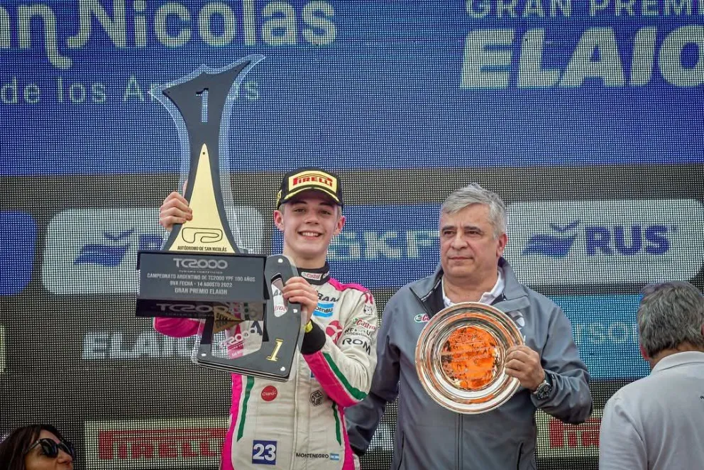 Ignacio Montenegro regresa a los 200 Km de Buenos Aires, en la categoría donde en la carrera de San Nicolás en el 2022  con 17 años se convirtió en el segundo ganador más joven de la historia del TC 2000.