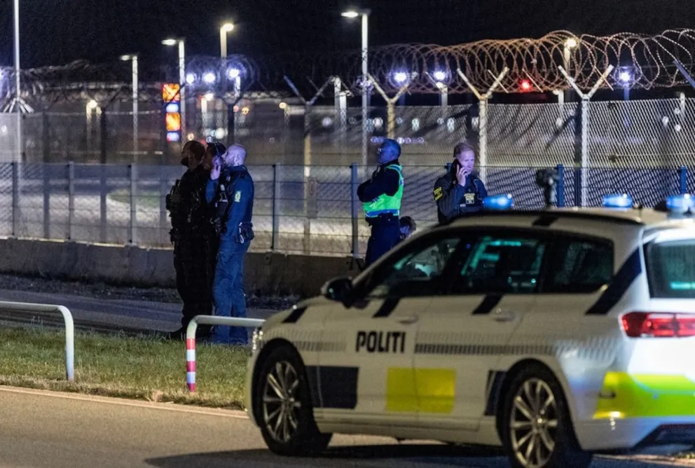 Dinamarca activó la alerta máxima por posible sabotaje tras el sobrevuelo de drones en el aeropuerto de Copenhague