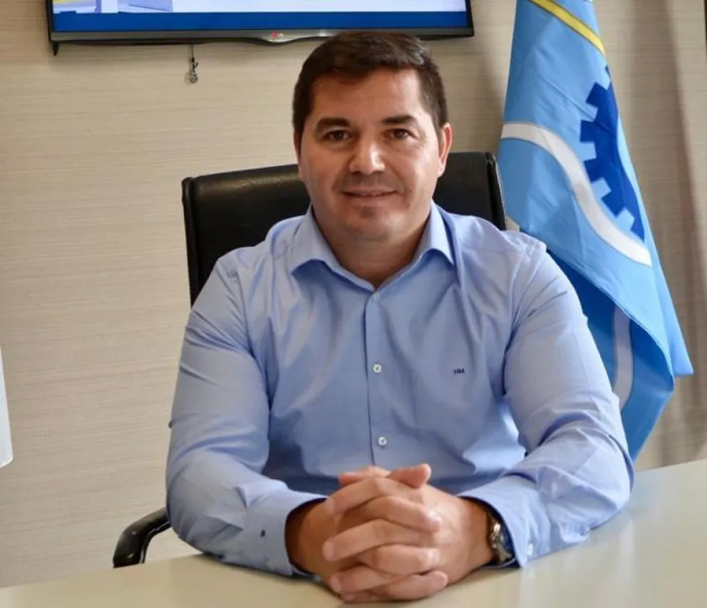 Héctor Millar, presidente de la Liga de Fútbol de Comodoro Rivadavia.