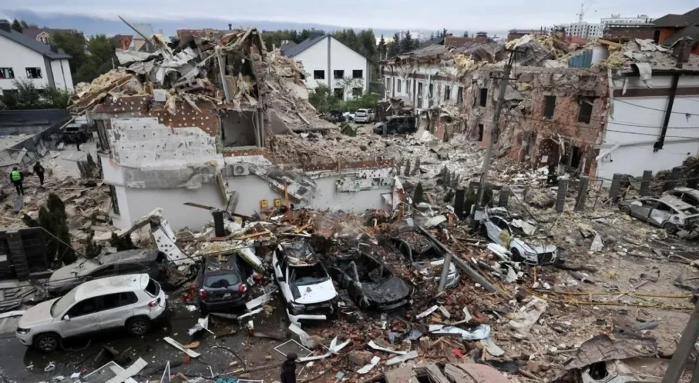 Kiev fue sacudida por un ataque nocturno con drones y misiles.