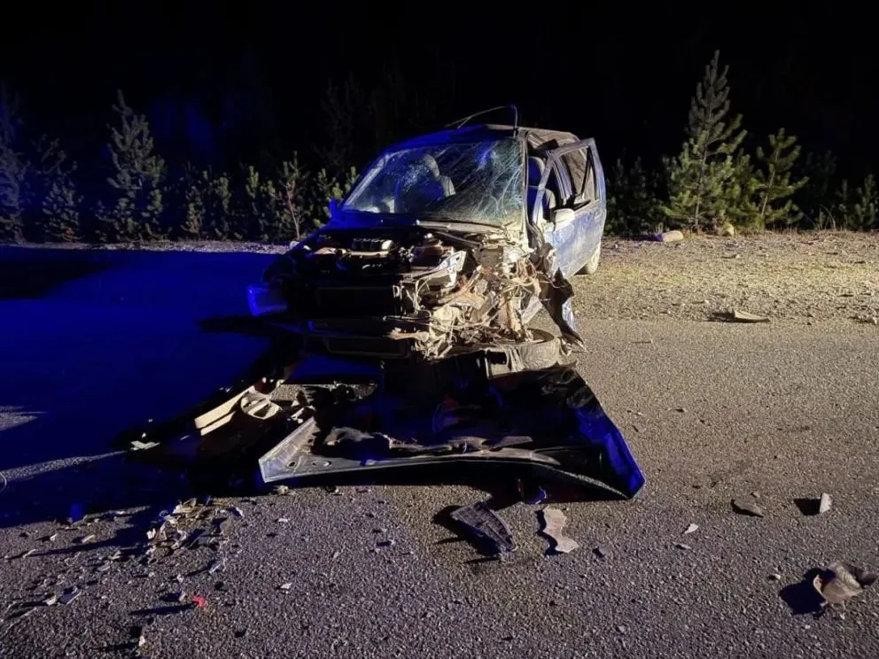Dos personas fueron derivadas al hospital de El Bolsón tras el siniestro.