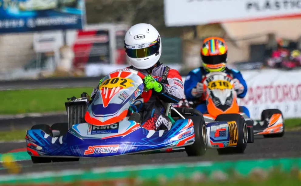 El piloto de Comodoro Rivadavia confirmó a Crónica que la Rotax RMC Grand Finals 2025 se correrá del 29 de noviembre al 6 de diciembre, en el Circuito Internacional de Sakhir en Bahrain. Foto: Curva1Kart