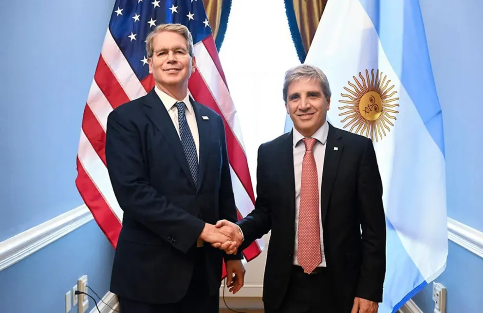 Scott Bessent y Luis Caputo