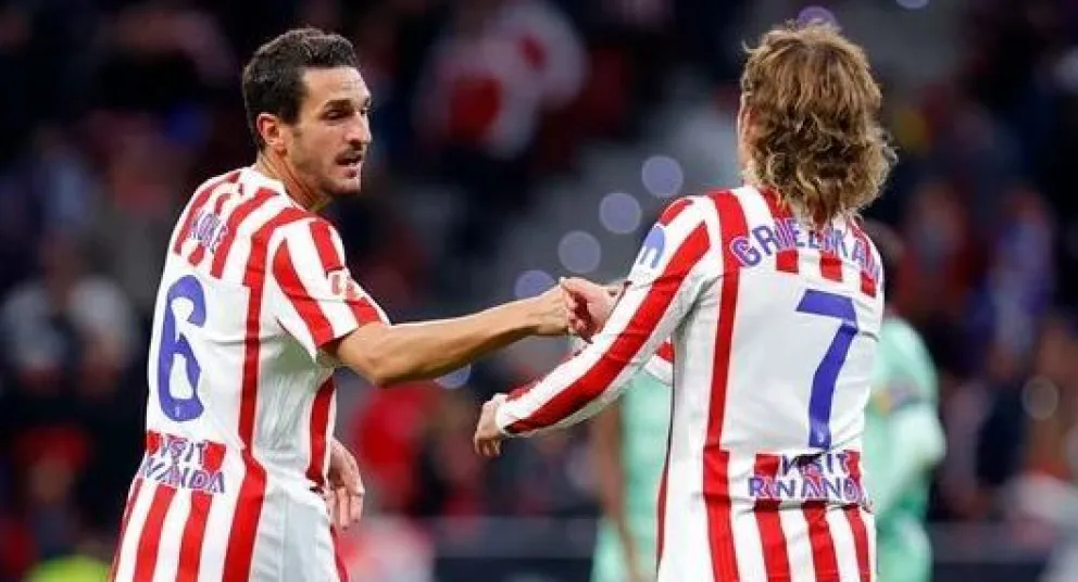 Con presencia argentina, el Atlético de Madrid superó al Levante en LaLiga. Fotografía: Agencia Noticias Argentinas.