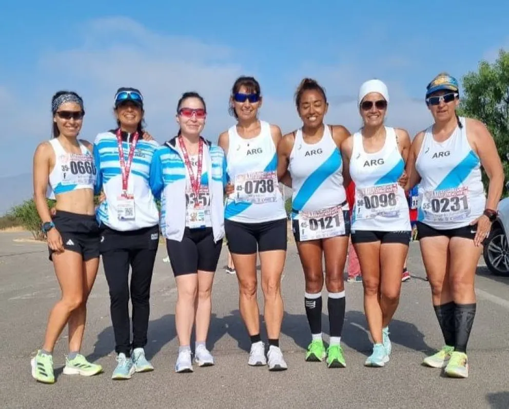 Por el momento la delegación comodorense está logrando excelentes resultados en la XXII edición del Sudamericano Atletismo Master en Chile. 