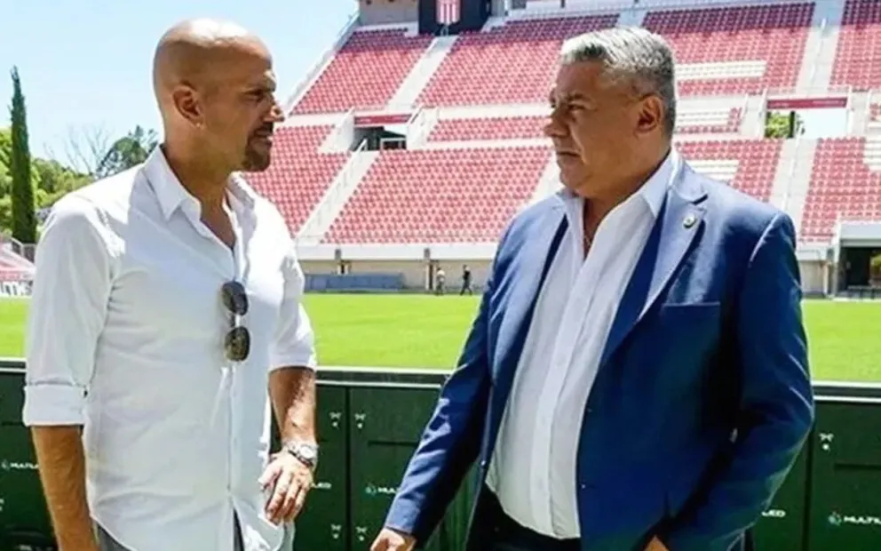 Verón, Tapia y una relación que parece no tener retorno.