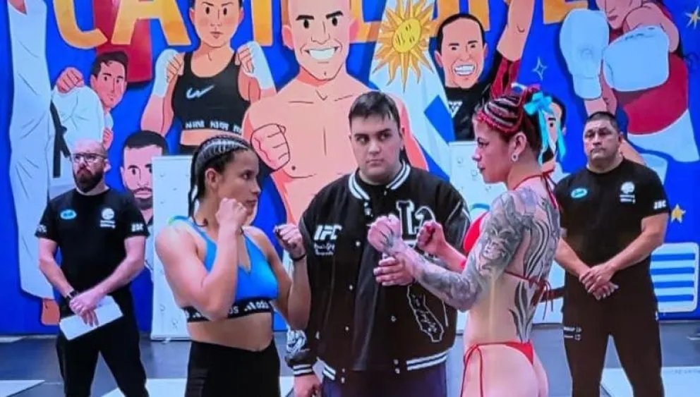 "La Frutillita" Balbuena con experiencia en kickboxing, boxeo y jiu jitsu está lista para meterse a la jaula y debutar como profesional en las Artes Marciales Mixtas, siendo la única mujer de Comodoro Rivadavia que lucha en este nivel.