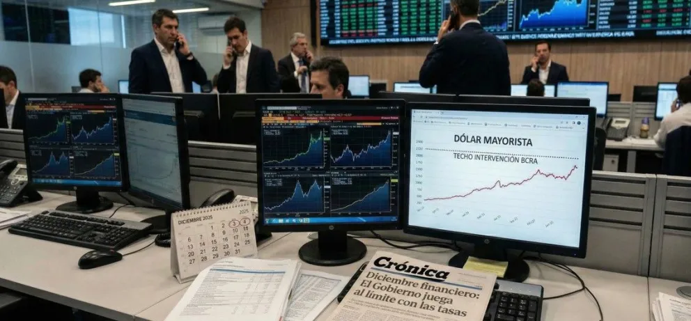 Diciembre arrancó fuerte y las divisas lo sienten // Fotografía ilustrativa generada con IA por Crónica.