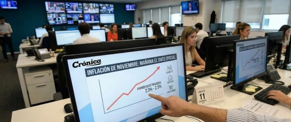 Los pronósticos privados ya anticipan que superará el 2% por tercer mes consecutivo // Imagen ilustrativa generada por Crónica con IA.