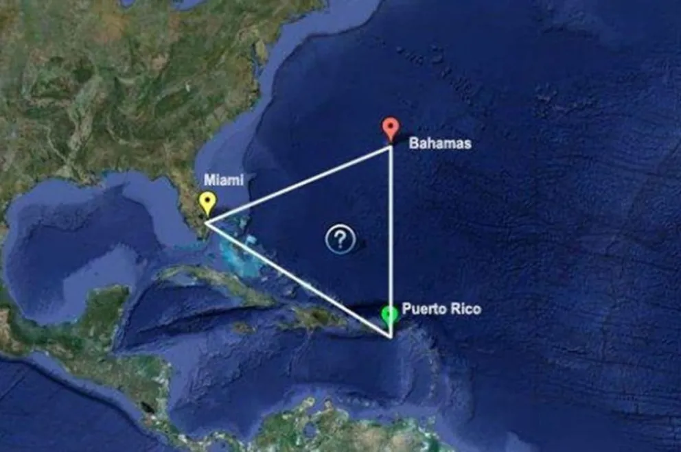 Descubrieron una enorme anomalía geológica debajo del Triángulo de las Bermudas