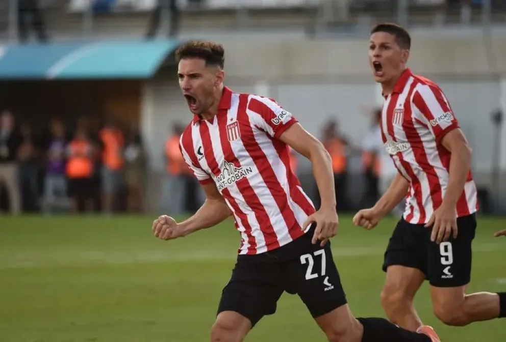 Lucas Alario no será tenido en cuenta por Eduardo Domínguez y se irá de Estudiantes. Fotobaires.