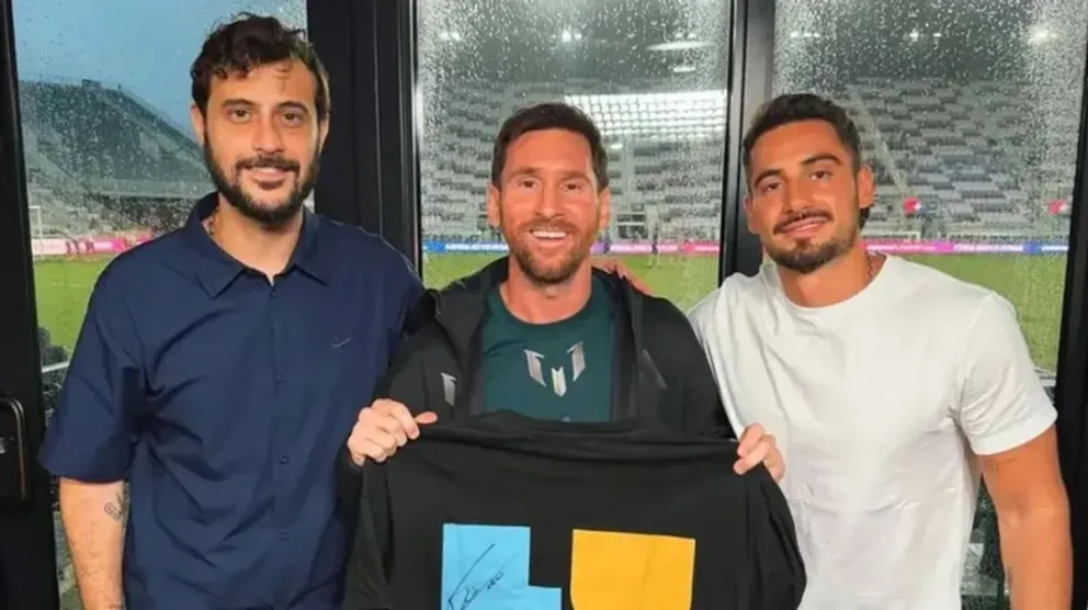 Lionel Messi dio una entrevista para Luzu TV, en Miami.