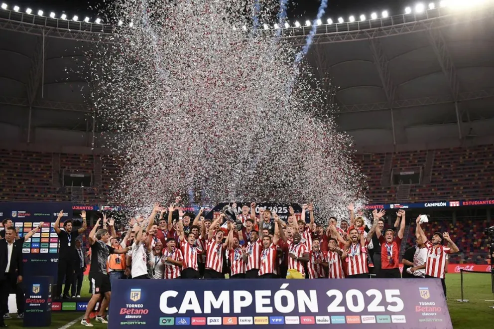 Estudiantes de La Plata fue el último campeón de la Liga Profesional.
