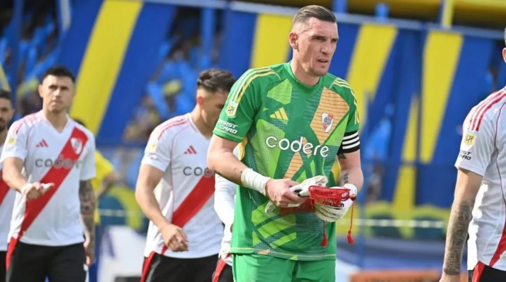 El arquero de River no estará disponible ante el Lobo. (Foto: Instragram).