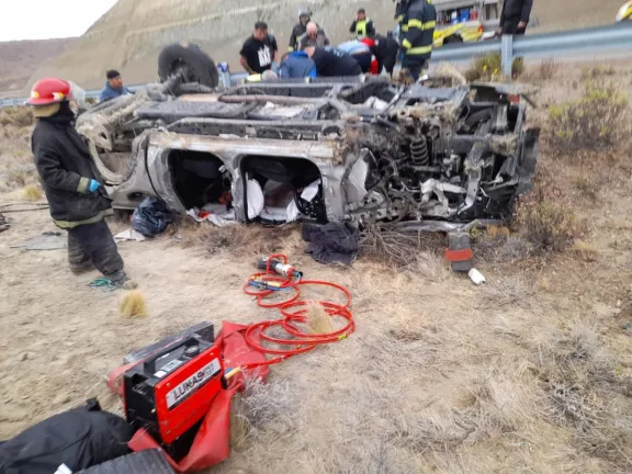Tragedia en Ruta 3: el relato de un testigo del vuelco fatal de los ...