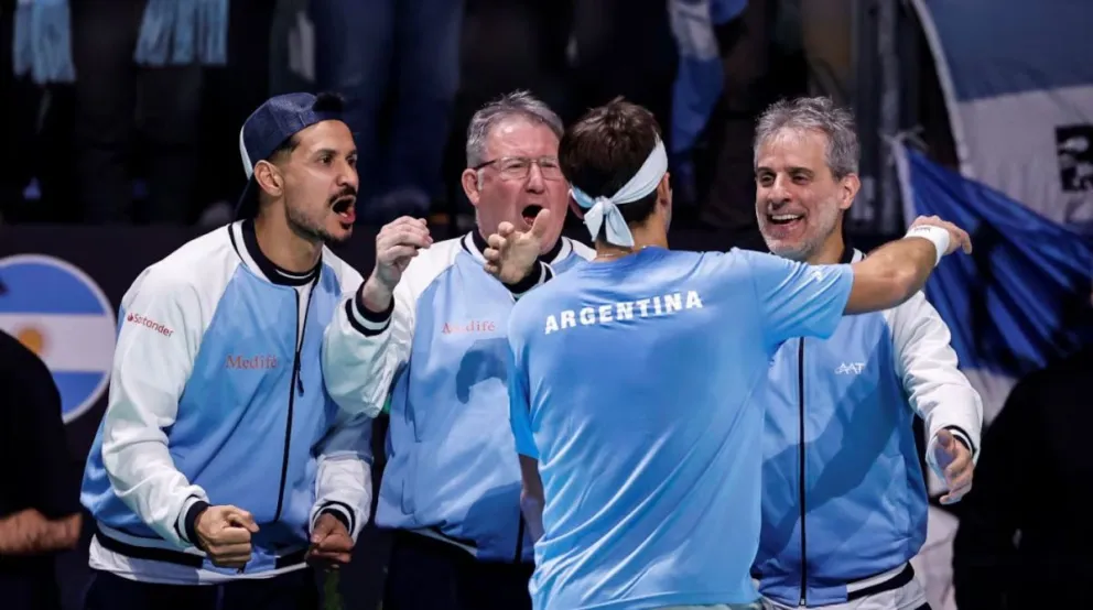Argentina se prepara para la Copa Davis 2026 (Foto: EFE).