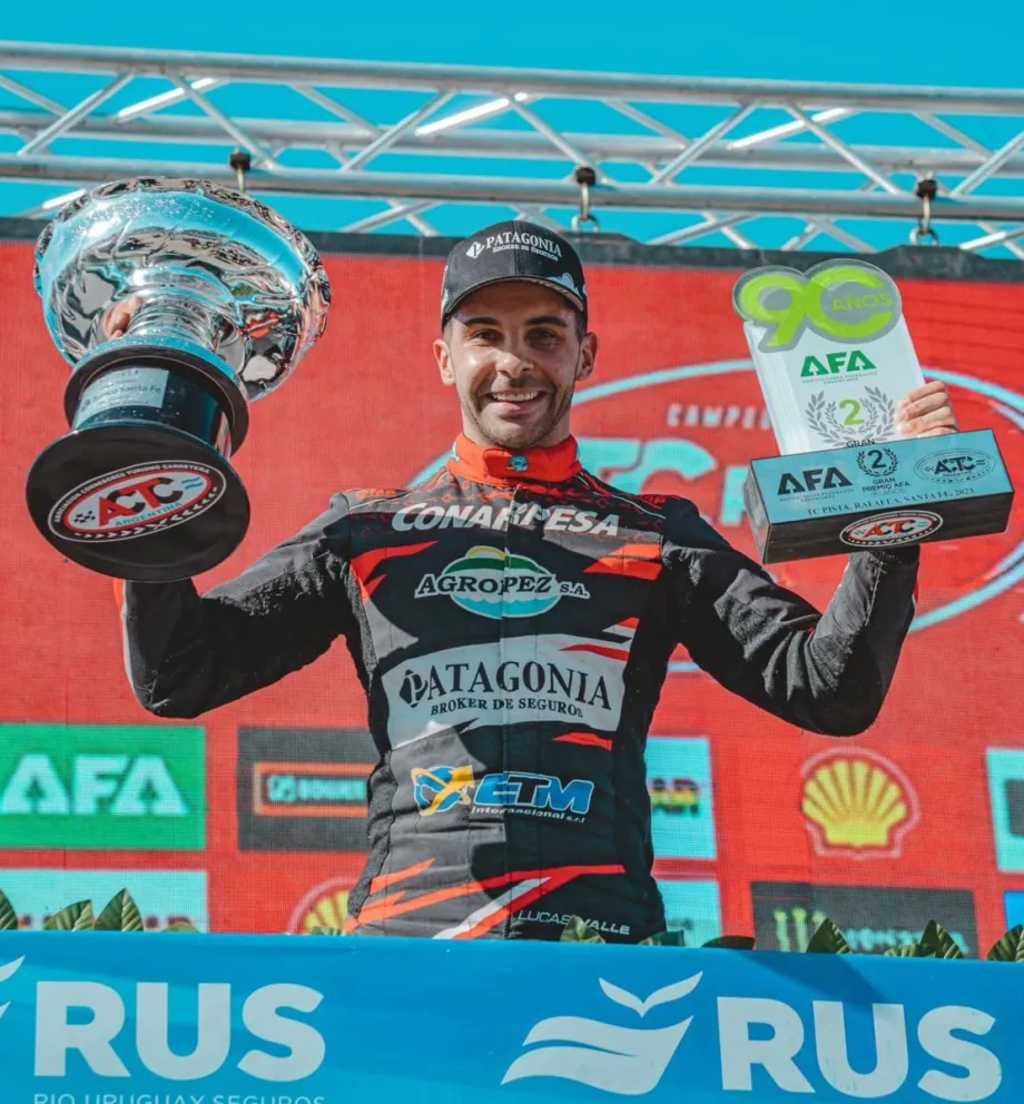 El piloto de Rawson Lucas Valle se prepara para debutar en el TC luego de una gran campaña en el TC Pista. (Fotos: Prensa ACTC)