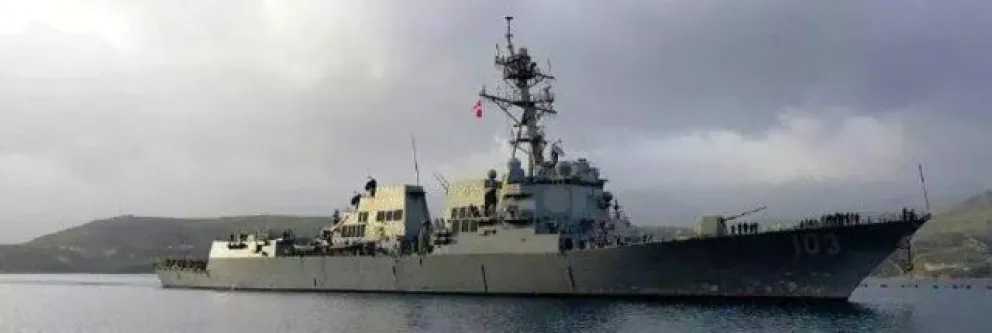 Choque de buques estadounidenses en el Mar Caribe