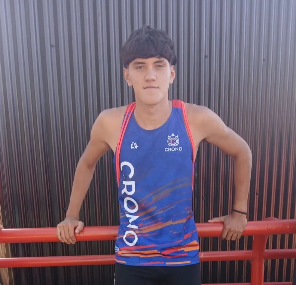 El atleta radatilense campeón de Crónica 2026 volvió a brillar a nivel nacional y sigue mejorando sus marcas.