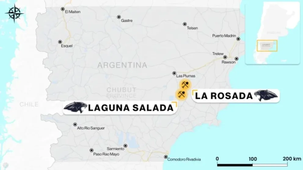 Minería en Chubut: aprobaron el estudio de impacto ambiental para que una canadiense explore uranio en la provincia.
