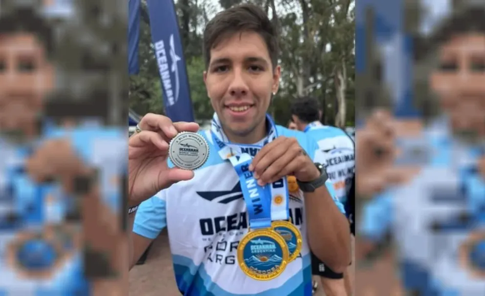 Axel Alarcón clasificó al Oceanman World Final tras ganar los 10 km en Córdoba.
