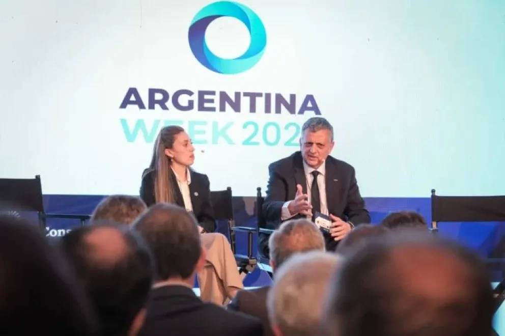 “Vaca Muerta es la clave para que el país exporte entre 40 y 50 mil millones de dólares a partir de 2032”, aseguró Horacio Marín durante el Argentina Week.