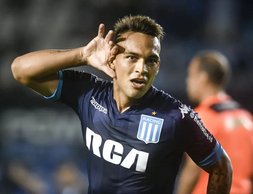 Lautaro Martínez, surgido en Racing. FOTO NA: HERNAN ESPAÑA