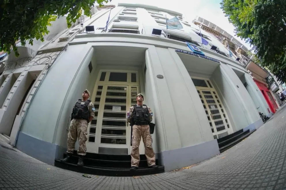 La sede de la AFA en la calle Viamonte. 