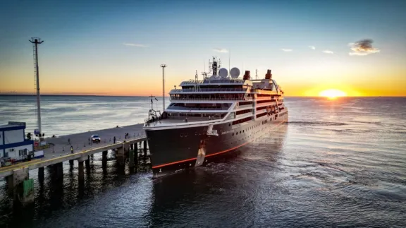Chubut suma una nueva escala de alto nivel con la llegada del crucero Seabourn Venture