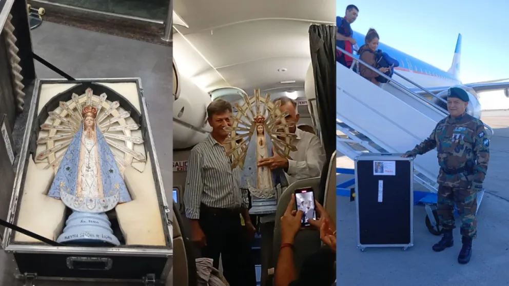 Malvinas nos une // Fotos de la travesía de Virgen Malvinera