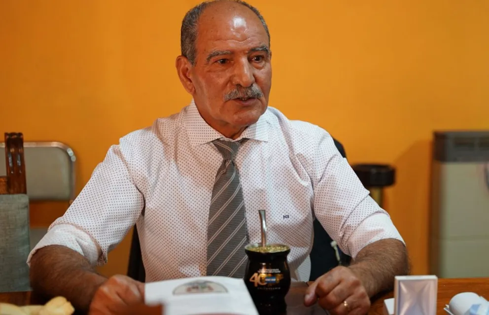 Raúl Mansilla recibió al equipo de Crónica en su casa 