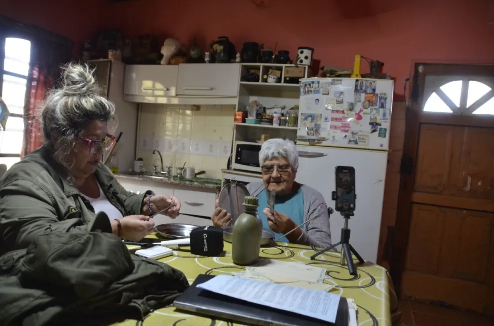 "La historia de Ramona: esposa de un veterano de Malvinas" // Fotos de Alejandro Paillahuala (Diario Crónica)