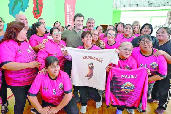 Torres acompañó el Torneo Patagónico de Newcom en José de San Martín