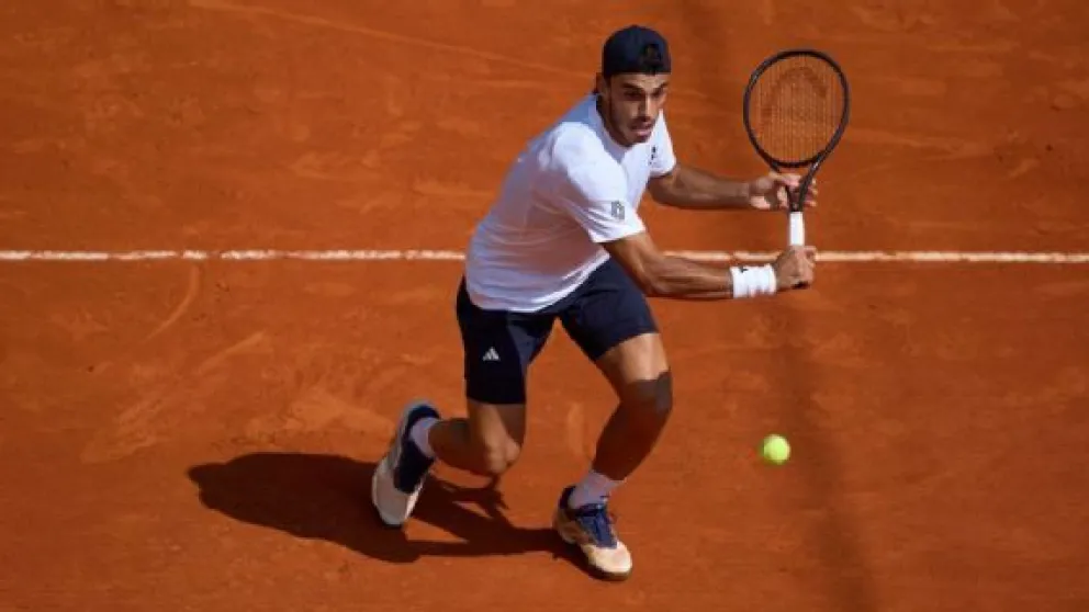 En la segunda ronda del Masters 1000 monegasco, Francisco Cerúndolo cayó ante Tomas Machac. Getty.