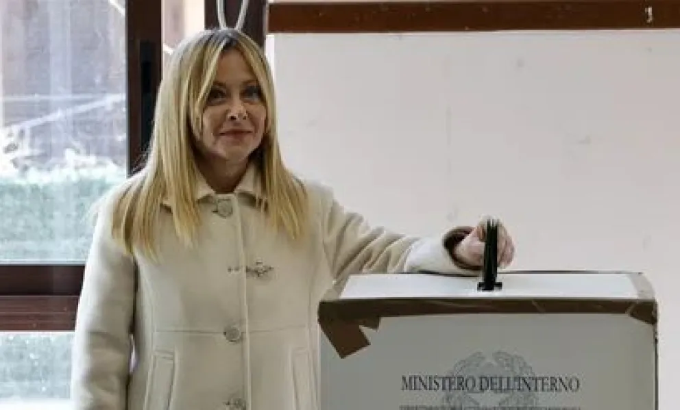 Giorgia Meloni. Foto: Agencia Noticias Argentinas (Xinhua).