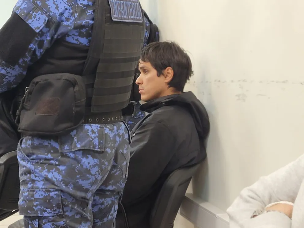 Michel González, padrastro de Angel en la audiencia de control de detención